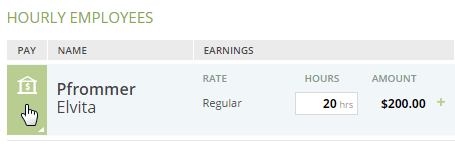How do I change an employee's pay method for a single payroll?